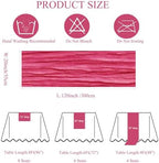 12Pack Hot Pink Cheesecloth Table Runner 20 x 120 inch Gauze Table Runner - Image 2