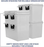 Sheffield XL Ammo Box Made in USA, Stackable Lockable Ammo Storage Box - Image 6