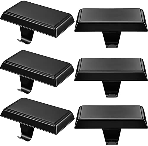 Zhengmy 6 Pcs Black Christmas Stocking Hangers for Mantel Stocking Holders by Zhengmy