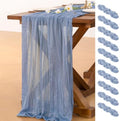 10 Pack Cheesecloth Table Runner Fall Boho Gauze Wedding Party Home Decor by Socomi