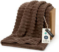 Bedsure Soft Brown Throw Blanket for Couch Decor Gifts 50"x70" by BEDSURE