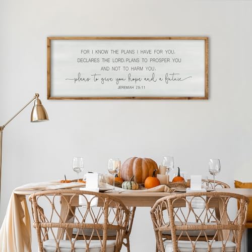 Jeremiah 29:11 Wall Art, For I Know The Plans I Have For You 40"×15" Wood - Image 5