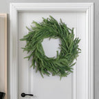 4 Pack Christmas Norfolk Pine Garlands 6FT, Real Touch Greenery - Image 6