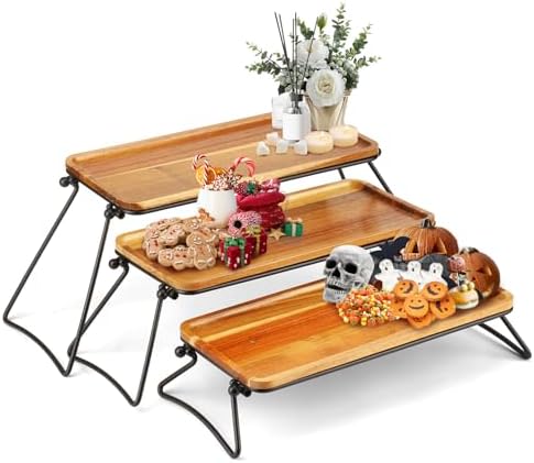 Manspdier Middle Size 3 Tier Cupcake Stand & Towers Serving Tray for Party by Manspdier