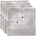 Maison d' Hermine Cloth Napkins Set of 4 Reusable 100% Cotton (20" x 20") by MaisondHermine