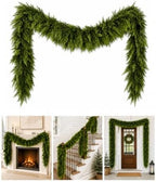Artificial Christmas Cedar Garland, 9 FT Real Touch Pine Greenery by Unknown