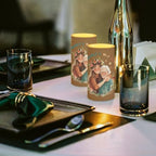 to The Worlds No 1 Grandma Decorations Indoor Candles with Floral Flameless Candles with Remote and Timer 2 Pack Battery Operated Grandma Mothers Day Themed LED Candles for Gift Home Decor - Image 5