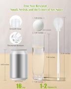 16PCS Glass Cylinder Bud Vases, 7.48" H x 1.81" W, Clear - Image 3