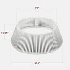 Best Choice Products Christmas Tree Collar, Wood Slatted Tree Skirt - Image 2