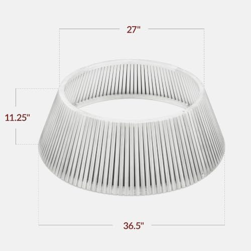 Best Choice Products Christmas Tree Collar, Wood Slatted Tree Skirt - Image 2
