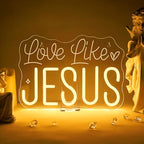 Horseneon Love Like JESUS Neon Sign Scripture Neon Light for Churches by Horseneon