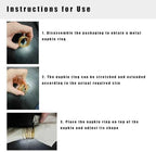Gold Napkin Rings - 24 PCS Metal Napkin Rings(Twisted Wire) - Image 7