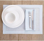 Solino Home 100% Pure Linen Dinner Napkins Light Blue, 20 x 20 in, Set of 4 - Image 2