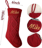 Personalized christmas stockings - Custom Stockings with Name(5pcs) - Image 2