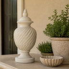 Sand Beige Finial For Entranceway or Gateway, Outdoor Garden Sculpture - Image 6