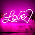 Love Neon Sign Wedding Neon Sign, Neon Heart Light for Wall Decor Engagement Personalized Gifts, Proposal Birthday Party Girls, Valentine's, Anniversary, Room Bathroom Decoration Gift by mllusxg