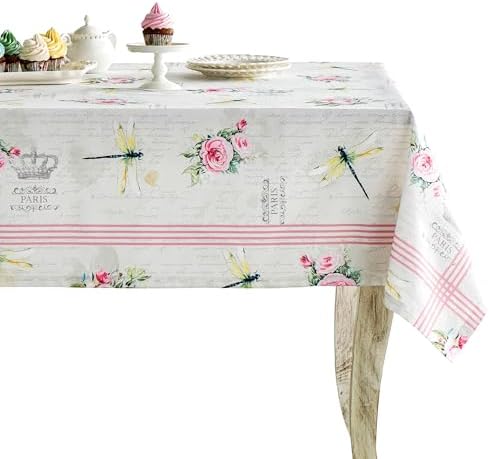 Maison d' Hermine Table Cloth Rectangle Table Reusable 100% Cotton 60"x90" by MaisondHermine