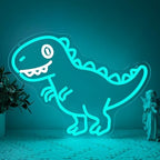 Dinosaur LED Neon Light Sign, Dinosaur Neon Signs for Boys Room Decor Dino Night Lamp Light for Party Bedroom Nursery Classroom Decorations Christmas Birthday Gift Dimmable USB Powered(15.8“*13.4") by Unknown
