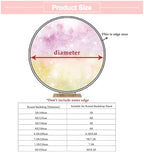 Happy Chinese New Year Round Backdrop Cover Red Lantern Floral Lunar New Year Photography Background 2025 Year of The Snake Chinese Spring Festival Celebration Party Decorations Supplies 7.5ft - Image 5