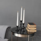 Guichifun Black Candlestick Holder Set of 3 Living Room Decor - Image 6