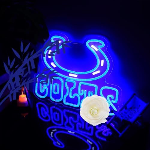 Sports Horseshoe Neon Sign USB Powered for Man Cave Wall Decor - Image 2