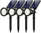 InnoGear 4 Solar Lights Outdoor Spotlight Garden Yard Landscape Flag, White by InnoGear