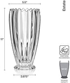 Mikasa Estate Crystal Vase, 11 Inch Footed Bowl (Pack of 4) - Image 3