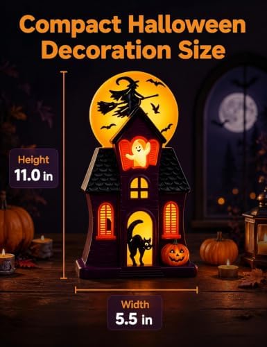Halloween Haunted House Decorative Light USB Powered LED Tabletop Lamp - Image 3