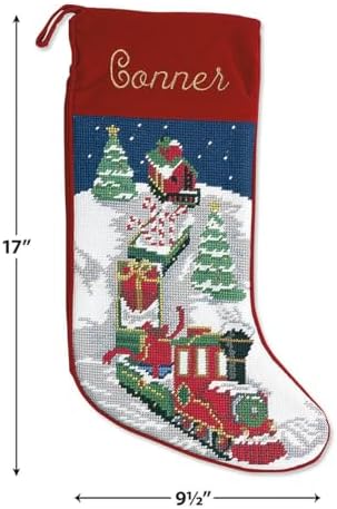 Lillian Vernon Personalized Heirloom Needlepoint Stocking - Image 4