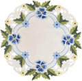 Decozen Set of 12 Doilies for Table, Lace Doilies - Rustic, Crochet, Farmhouse, Kitchen, Round Table Placemats - Valentines Day Decorations - 15 inch Blue and Green White, The Eternal Grace Collection by Decozen
