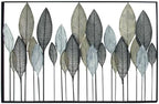 Deco 79 Metal Leaf Wall Sculpture, Wall Art 59" x 1" x 37" Bronze - Image 2