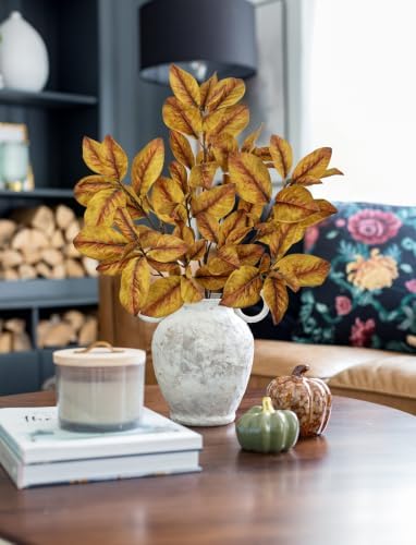 Briful 3 Pack Faux Magnolia Stems, 39.4 Inch for Tall Vase - Image 4