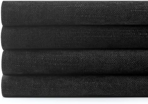 MIULEE Pack of 4 Fall Decorative Throw Pillow Covers 18x18 Inch Chenille Textured Throw Pillows Boho Farmhouse Rustic Cushion Covers Vintage Home Decor for Couch Sofa Bed Living Room，Black - Image 7