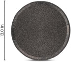 Handmade Beaded Placemat Charger, 13 Inch Round, Set of 2, Beautiful Decorative Dining Table Placemat for Your Dinner Table Décor, Christmas Decoration, New Year - Gunmetal - Image 5