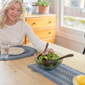 Homespice Denim Braided Table Runner Ideal as Dining Runner, Rect 11x36 by Homespice