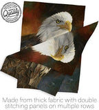 Portrait of an Eagle Garden Flag - Set with Stand Animals Wildlife Outdoor Deer Bear Wolf Pet Nature Farm Animal Creature - House Banner Small Yard Gift Double-Sided Made In USA 13 X 18.5 - Image 7