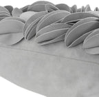 KINGROSE 3D Handmade Accent Pillow Cover Personalized Throw Pillow Cases Decorative Cushion Covers Home Decor for Girls Women Bedroom Couch Chair 12 x 20 Inches Light Grey - Image 5