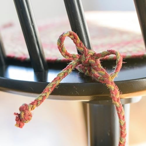 Homespice Cider Barn Jute Braided Chair Pads, Round 15" Set of 2 - Image 4