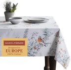 Maison d' Hermine Table Cloth Rectangle Table Reusable 100% Cotton 54"x72" by MaisondHermine