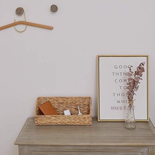 StorageWorks Woven Wall Baskets for Storage, Hanging Basket with Hooks - Image 6