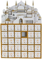Ramadan Advent Countdown Calendar Wood - Ramadan Decorations for Home Eid Mubarak Table Decor, 30 Days Countdown Calendar Lights Drawers Ramadan Islam Kareem Table Centerpieces Décor DIY by Eforcase