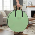 36 Inch Round Storage Bag 1 Pack,Avocado Green Solid Color Waterproof Wreath Storage Container with Handles&Zipper Modern Minimalist Style Closet Organizer Bags Garland Box by Unknown