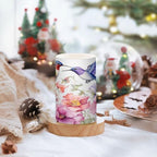 ALAZA Spring Hummingbird Flowers Flickering Flameless Candles Battery Operated with Remote Timer,Tea Light Candles LED Pillar Votive Candles Set of 2 for Outdoor Indoor Decorations - Image 5