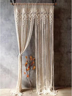 Macrame Curtains for Wall Decor, Macrame Wall Hanging 79" x 35" 2 Panels - Image 6