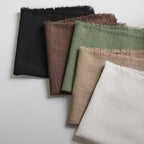 Handmade Cloth Napkins 100% Cotton Napkins with Fringe，Delicate Handmade Cloth Napkins for Dinners, Parties, Weddings and More，18 x 18 Inch Set of 12 - Sage Green - Image 6