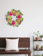 Spring Summer Wreath for Front Door with Large Peonies, Hydrangeas, Dahlias for All Seasons Indoor Outdoor Use, 20" Silk Floral Wreath Spring Summer Decorations for Home, Porch, Wall, Wedding Decor - Image 6