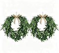 Heart Shaped Artificial Olive Leaf & Fruit Wreath (2PS 22in) by WCCDXGP