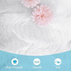 Aktor 12 Pack White Cheesecloth Table Runner 10Ft Gauze Table Runner Boho Semi Sheer Cheese Cloth Fabric Runners for Wedding Birthday Baby Shower Party Table Decoration（White） - Image 2
