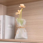 Kaitnax Glass Vases Irregular Shaped Flower Vase Art Decorative Flower Vase for Wedding, Dinning, Bookshelf, Home Decoration or Gift - Image 4
