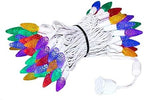 Novelty Lights 24FT 70 LED C6 Outdoor Rainbow Christmas String Lights - Image 6